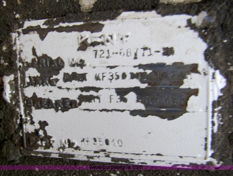 image for item E9593 Murphy KF35QT hydraulic breaker