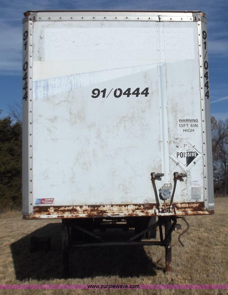 image for item E9625 1984 Evans Monon DFA80W dry trailer