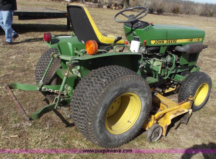 image for item E9629 John Deere 650 lawn and garden tractor