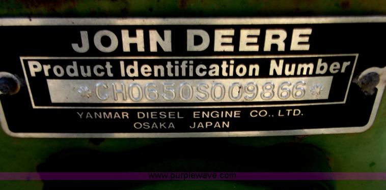 image for item E9629 John Deere 650 lawn and garden tractor