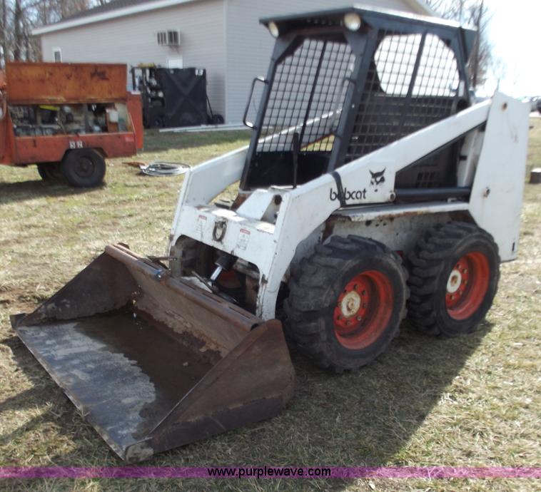 image for item E9631 Bobcat 743 skid steer