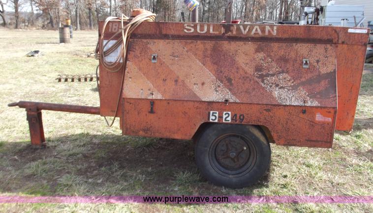 image for item E9632 Sullivan 185CFM air compressor