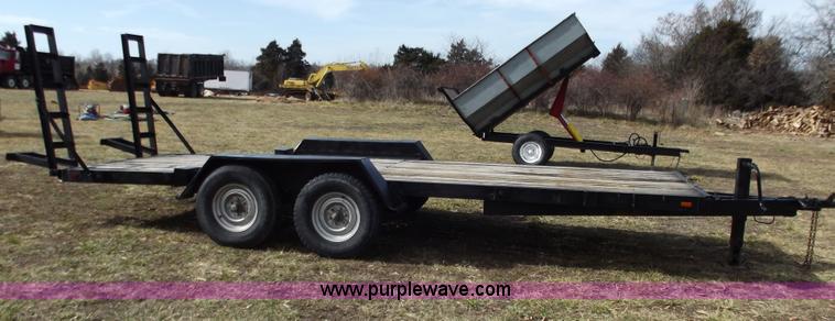 image for item E9635 1995 shop built equipment trailer