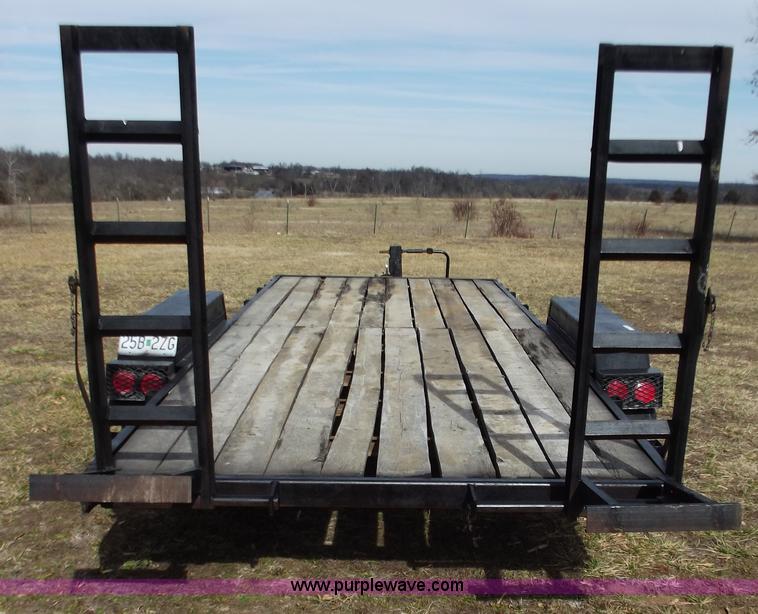 image for item E9635 1995 shop built equipment trailer