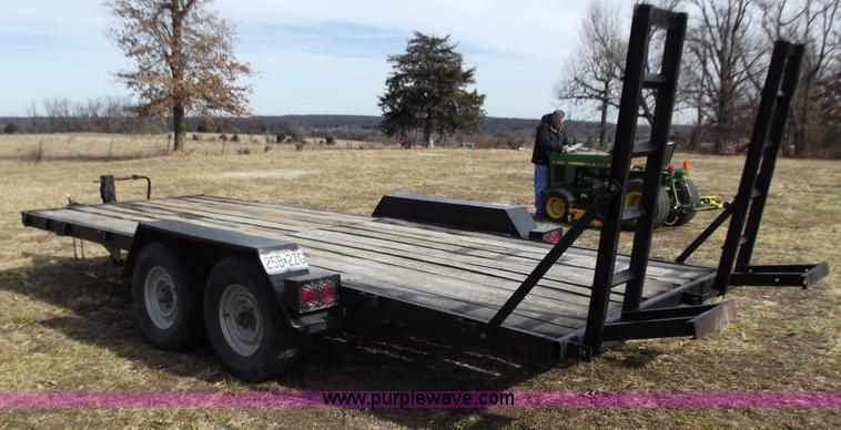 image for item E9635 1995 shop built equipment trailer