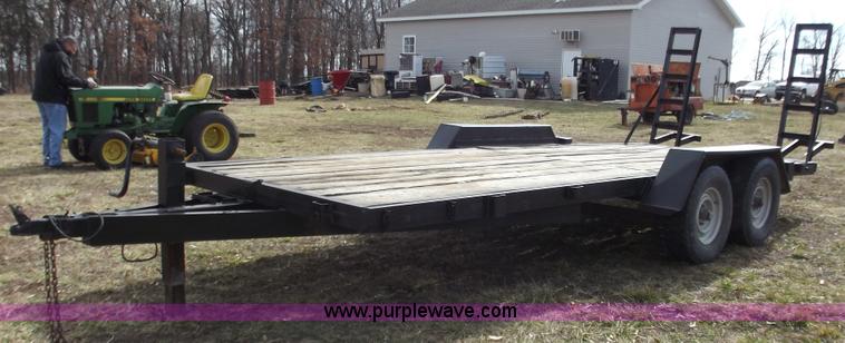 image for item E9635 1995 shop built equipment trailer