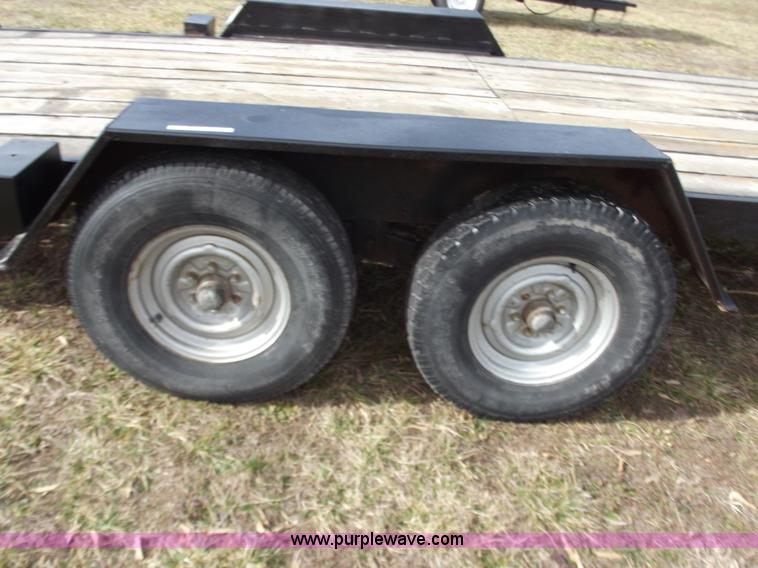 image for item E9635 1995 shop built equipment trailer