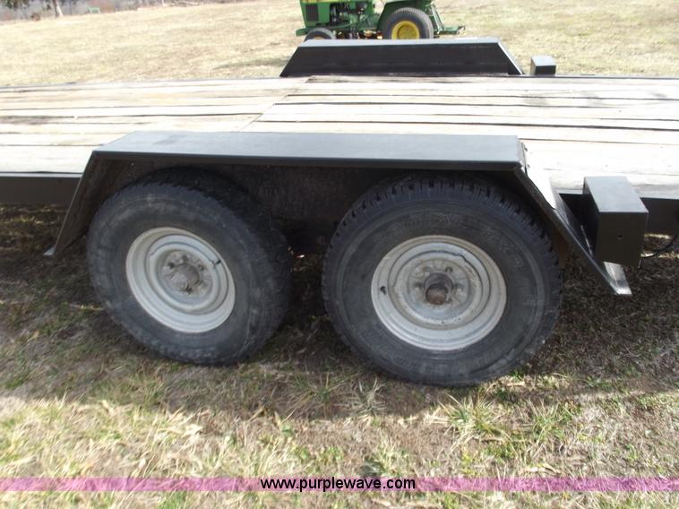 image for item E9635 1995 shop built equipment trailer