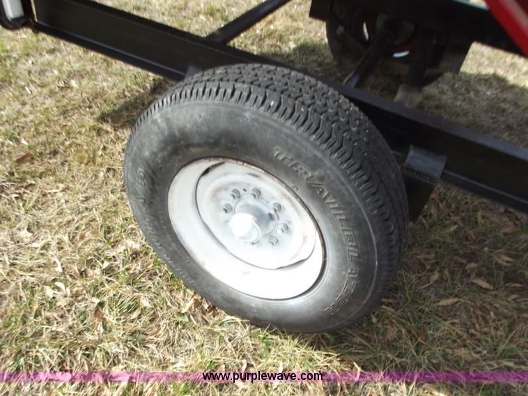 image for item E9636 Shop built single axle dump trailer