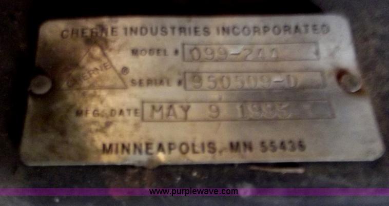 image for item E9649 1995 Cherne vacuum test pump