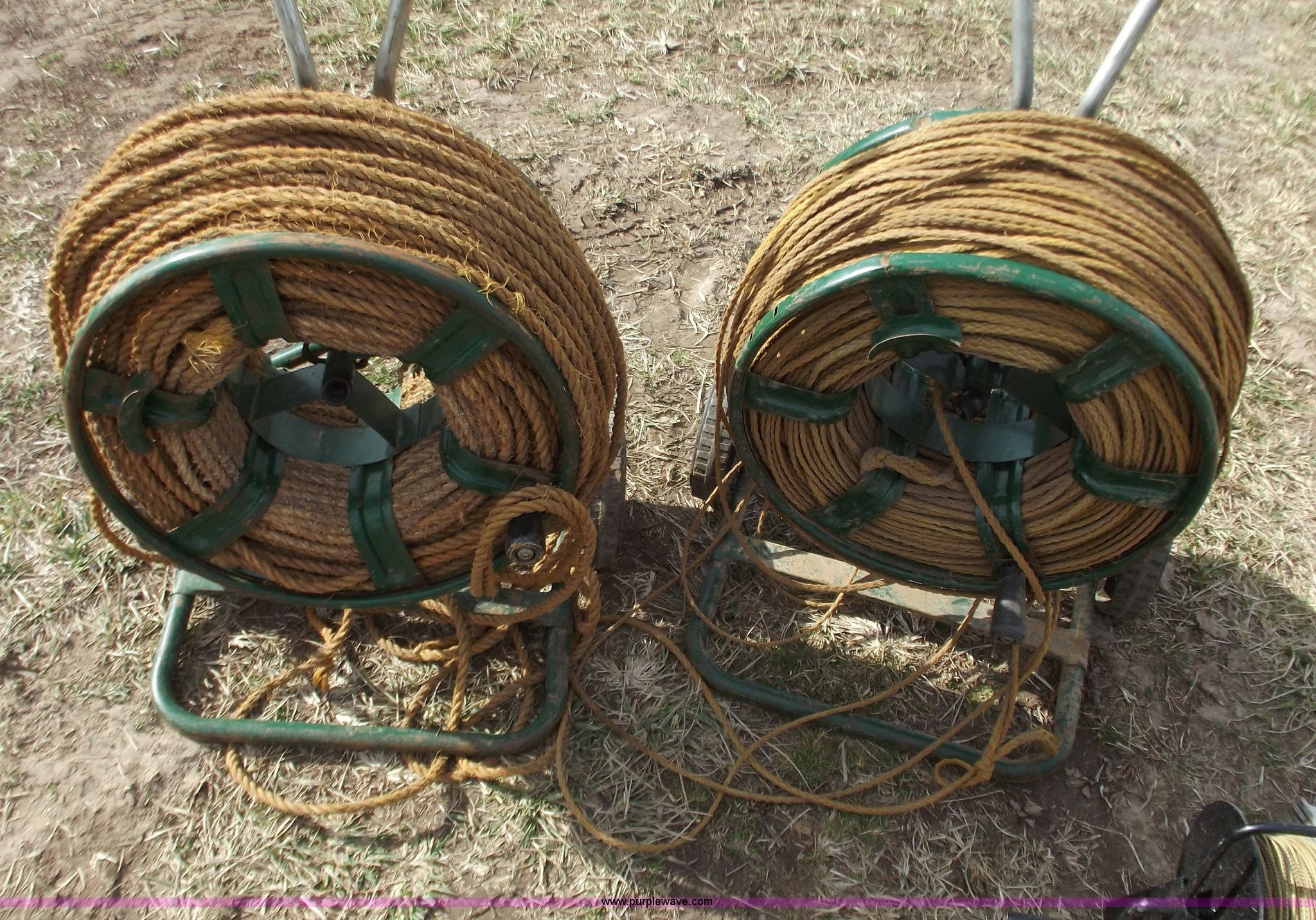 Sewer and water line test mandrel with rope reels in Bolivar, MO Item