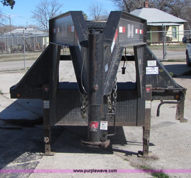 image for item B2220 2006 Load Max 36' gooseneck flatbed trailer