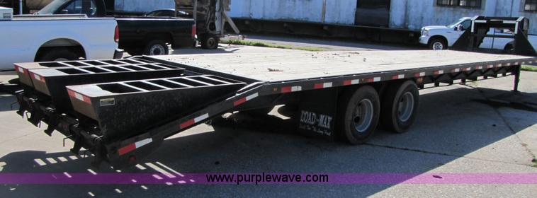 image for item B2220 2006 Load Max 36' gooseneck flatbed trailer