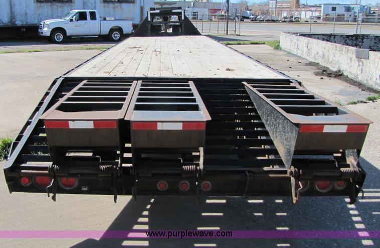 image for item B2220 2006 Load Max 36' gooseneck flatbed trailer
