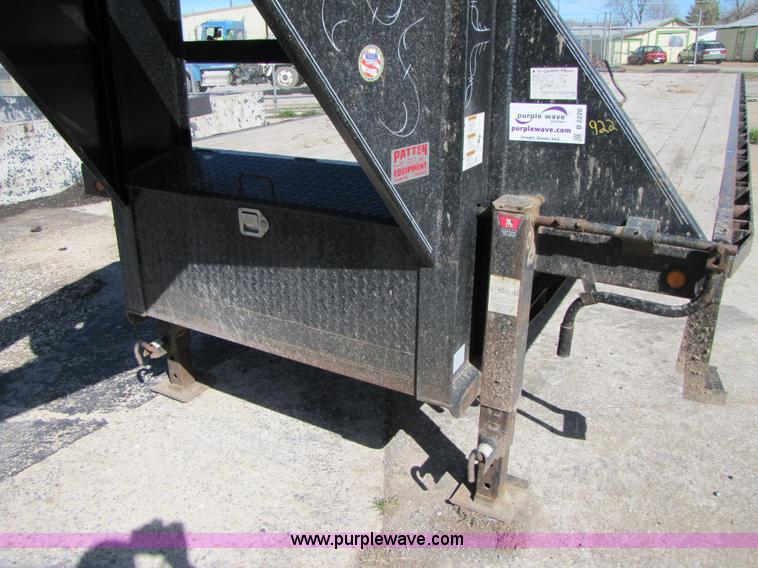 image for item B2220 2006 Load Max 36' gooseneck flatbed trailer