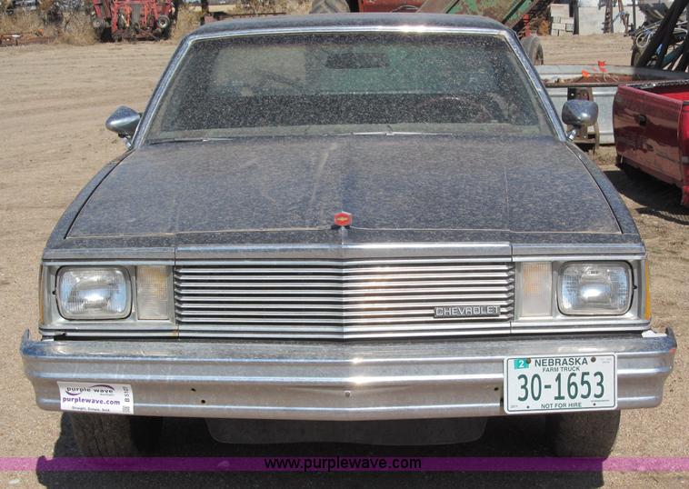 image for item B5107 1981 Chevrolet El Camino
