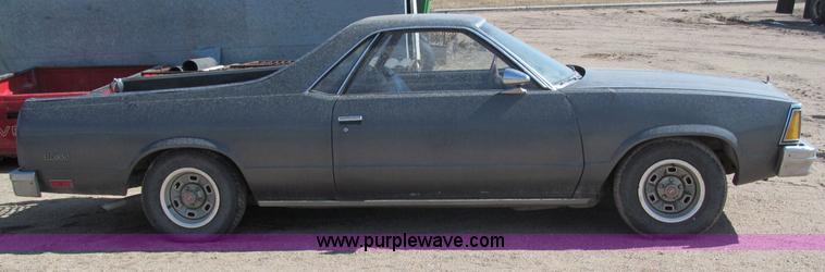 image for item B5107 1981 Chevrolet El Camino