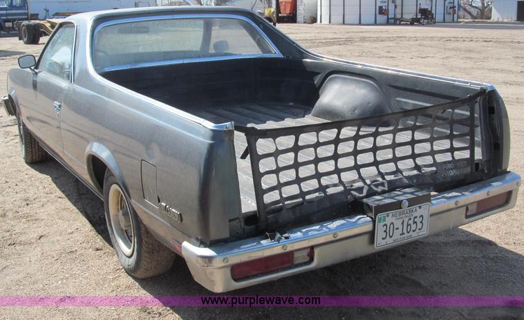 image for item B5107 1981 Chevrolet El Camino