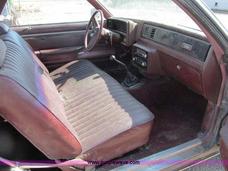 image for item B5107 1981 Chevrolet El Camino