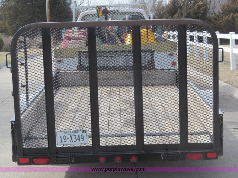 image for item B5108 2010 PJ 7714 14' single axle utility trailer