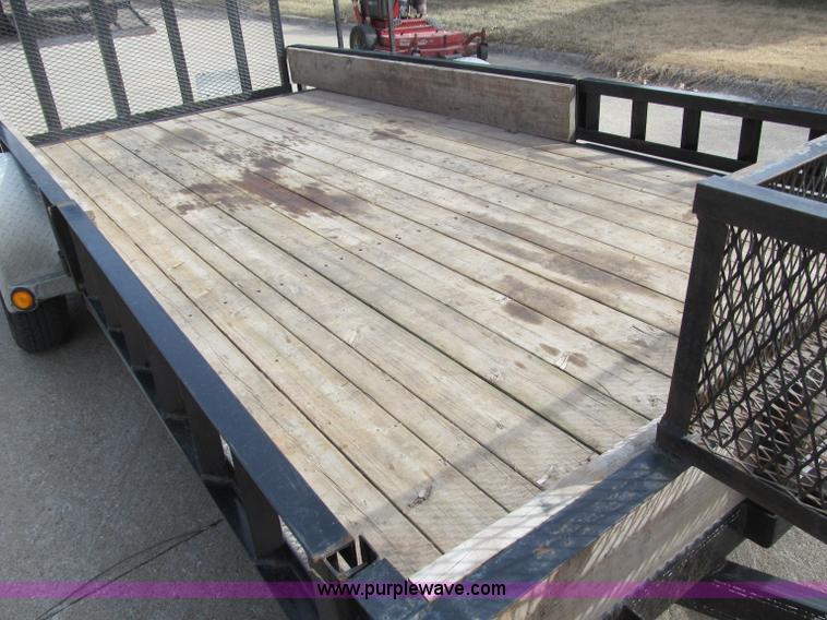 image for item B5108 2010 PJ 7714 14' single axle utility trailer