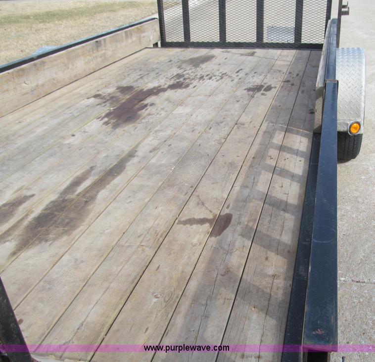 image for item B5108 2010 PJ 7714 14' single axle utility trailer