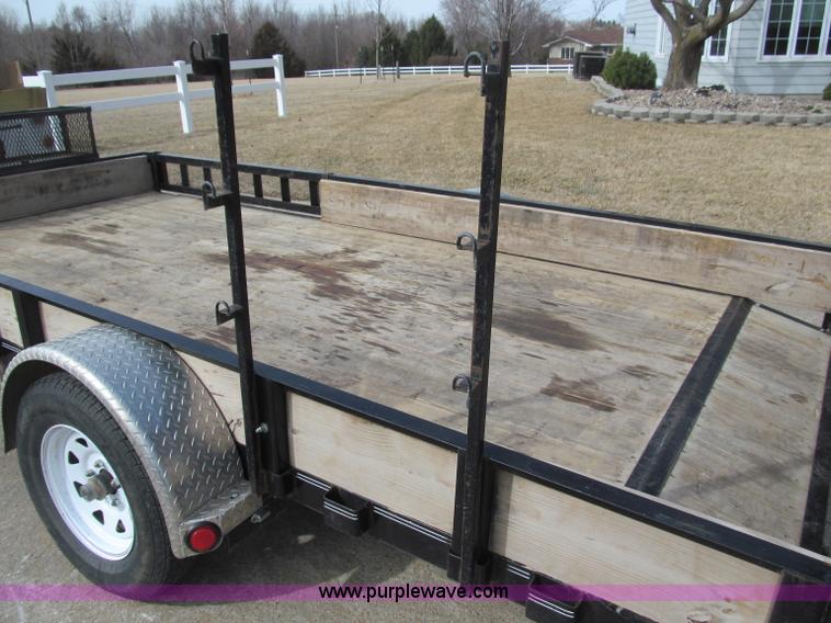 image for item B5108 2010 PJ 7714 14' single axle utility trailer