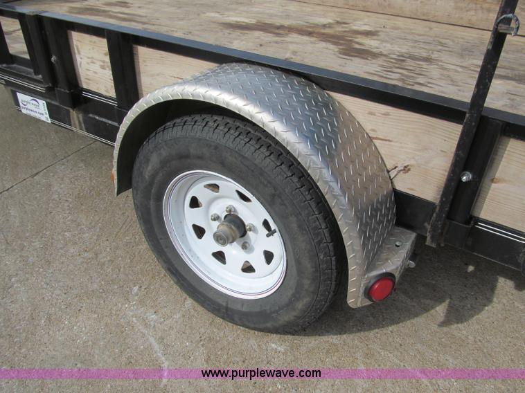 image for item B5108 2010 PJ 7714 14' single axle utility trailer