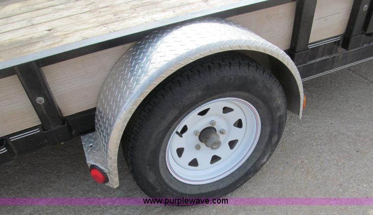 image for item B5108 2010 PJ 7714 14' single axle utility trailer