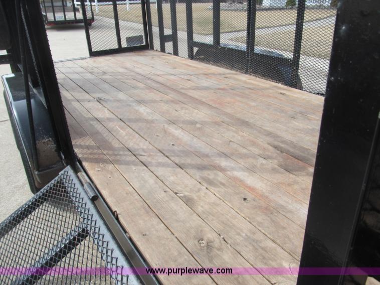 image for item B5109 2011 Texas Bragg 18' double axle utility trailer