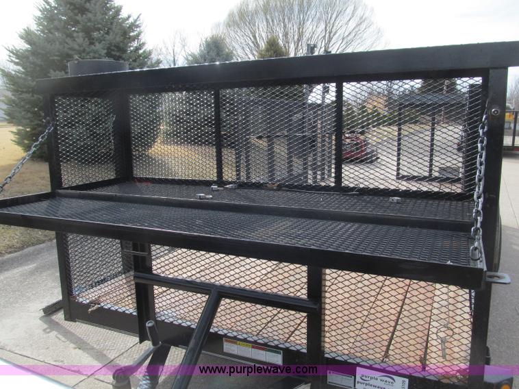 image for item B5109 2011 Texas Bragg 18' double axle utility trailer