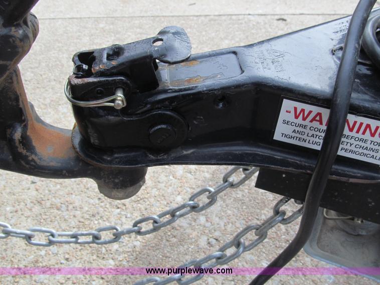 image for item B5109 2011 Texas Bragg 18' double axle utility trailer