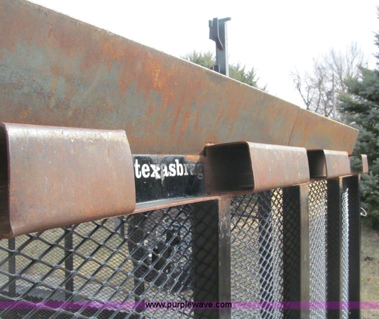 image for item B5109 2011 Texas Bragg 18' double axle utility trailer