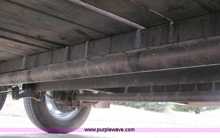 image for item B5109 2011 Texas Bragg 18' double axle utility trailer