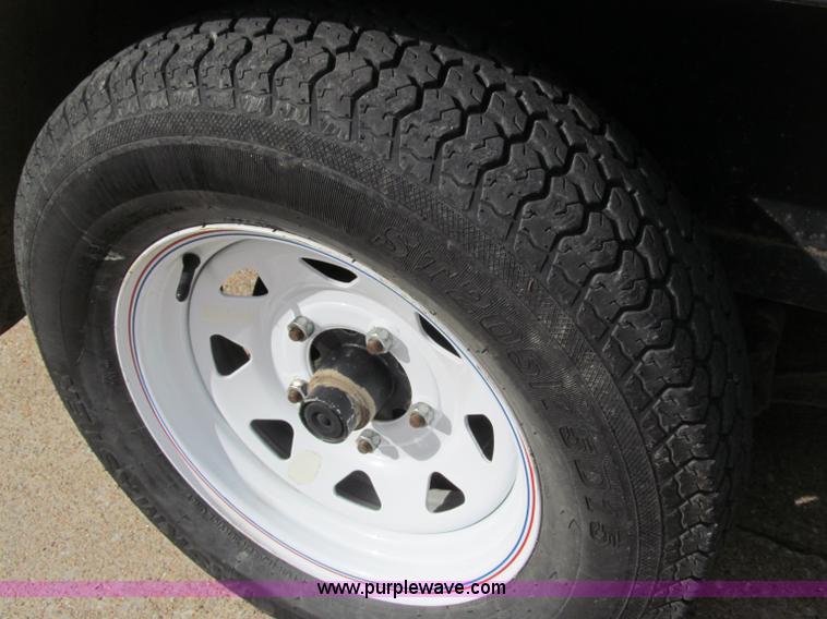 image for item B5109 2011 Texas Bragg 18' double axle utility trailer