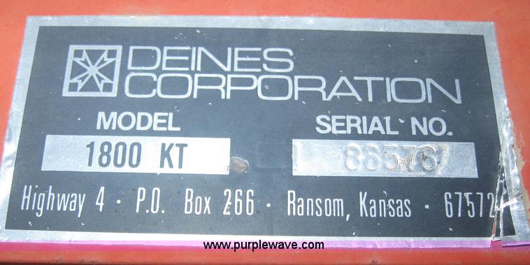 image for item B5749 Marty J 1800KT mower