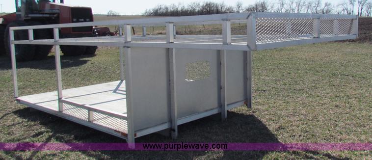 image for item B7143 12' x 8' aluminum flatbed