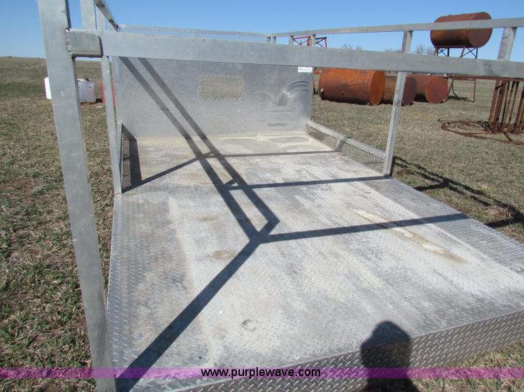 image for item B7143 12' x 8' aluminum flatbed