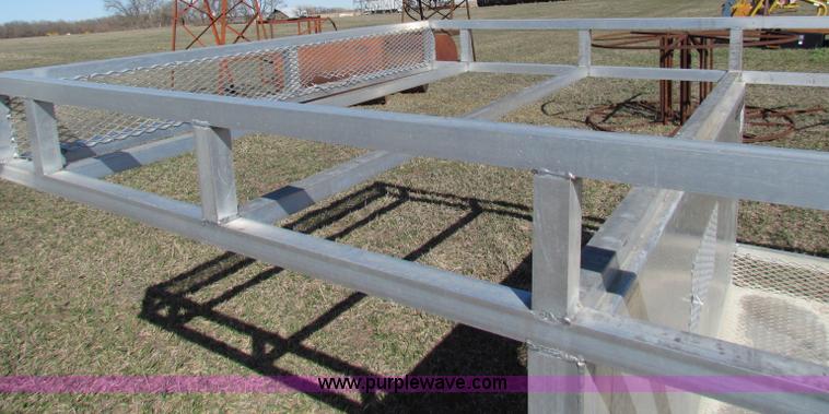 image for item B7143 12' x 8' aluminum flatbed