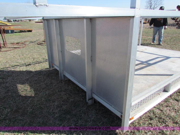 image for item B7143 12' x 8' aluminum flatbed