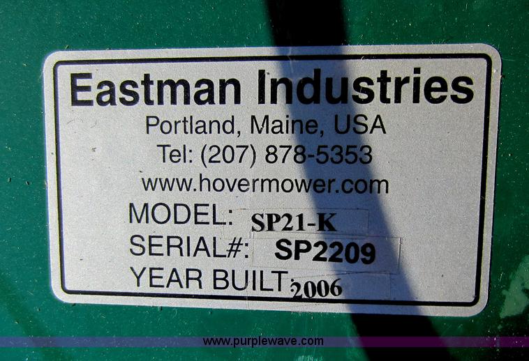 image for item B9090 2006 Eastman SP21-K commercial walk-behind mower