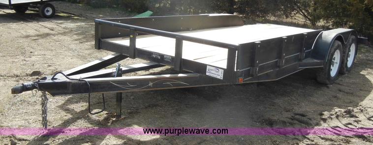 image for item C4015 1999 Ark City 16' trailer