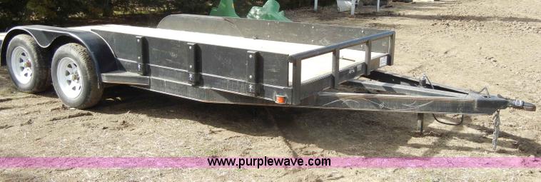 image for item C4015 1999 Ark City 16' trailer