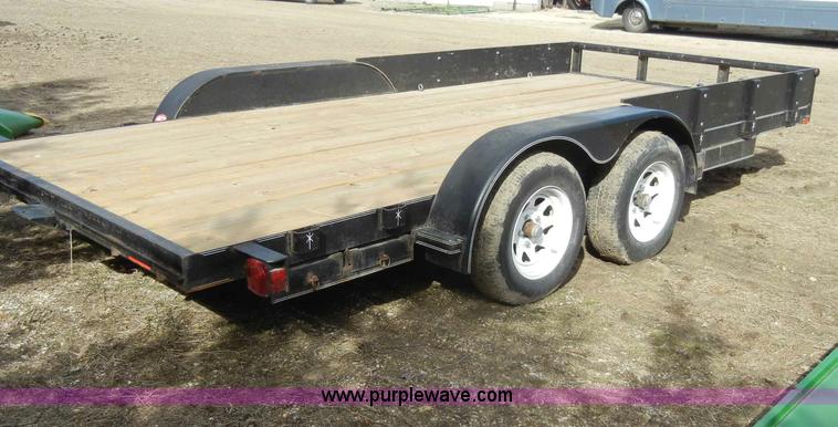 image for item C4015 1999 Ark City 16' trailer