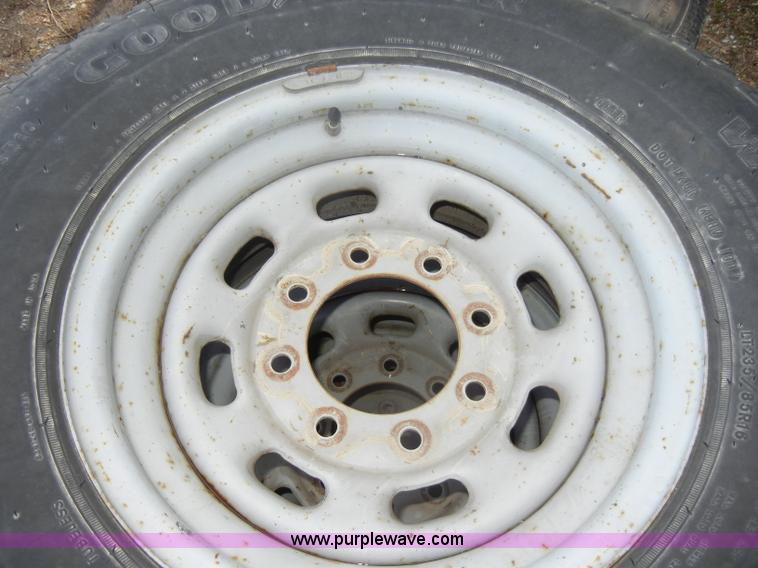 image for item C4179 (5) used 16" tires with rims and caps