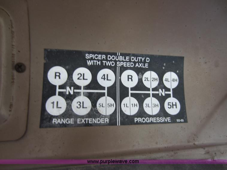 image for item C5337 1985 International S1900 flatbed truck