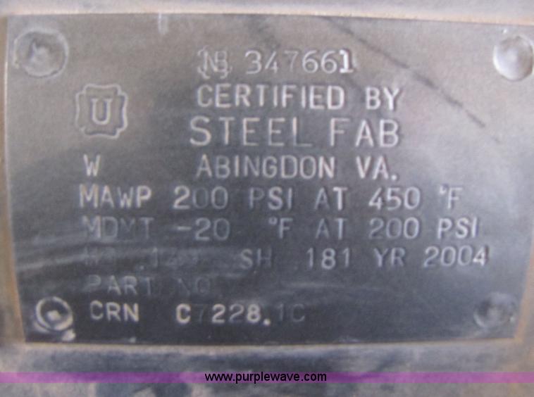 image for item C9644 2004 IAT air compressor