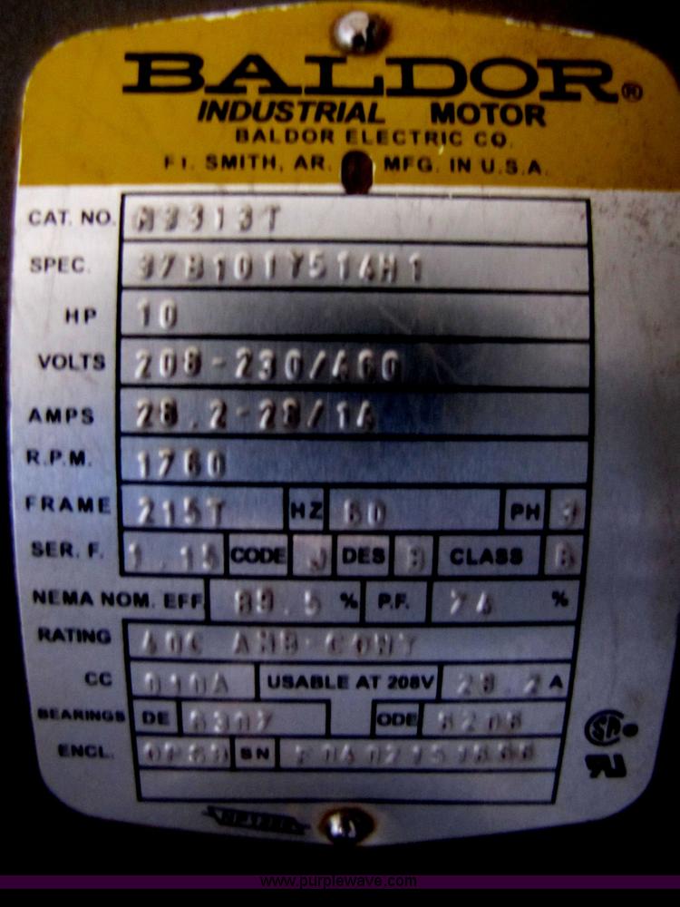 image for item C9644 2004 IAT air compressor