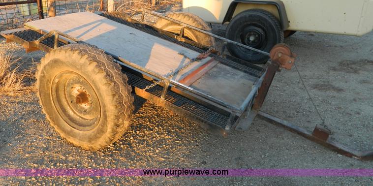 image for item E9438 Two wheeled tilt trailer