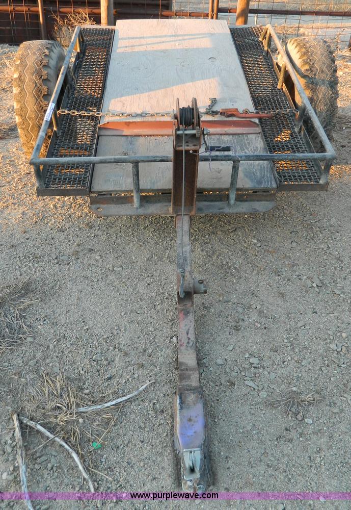 image for item E9438 Two wheeled tilt trailer